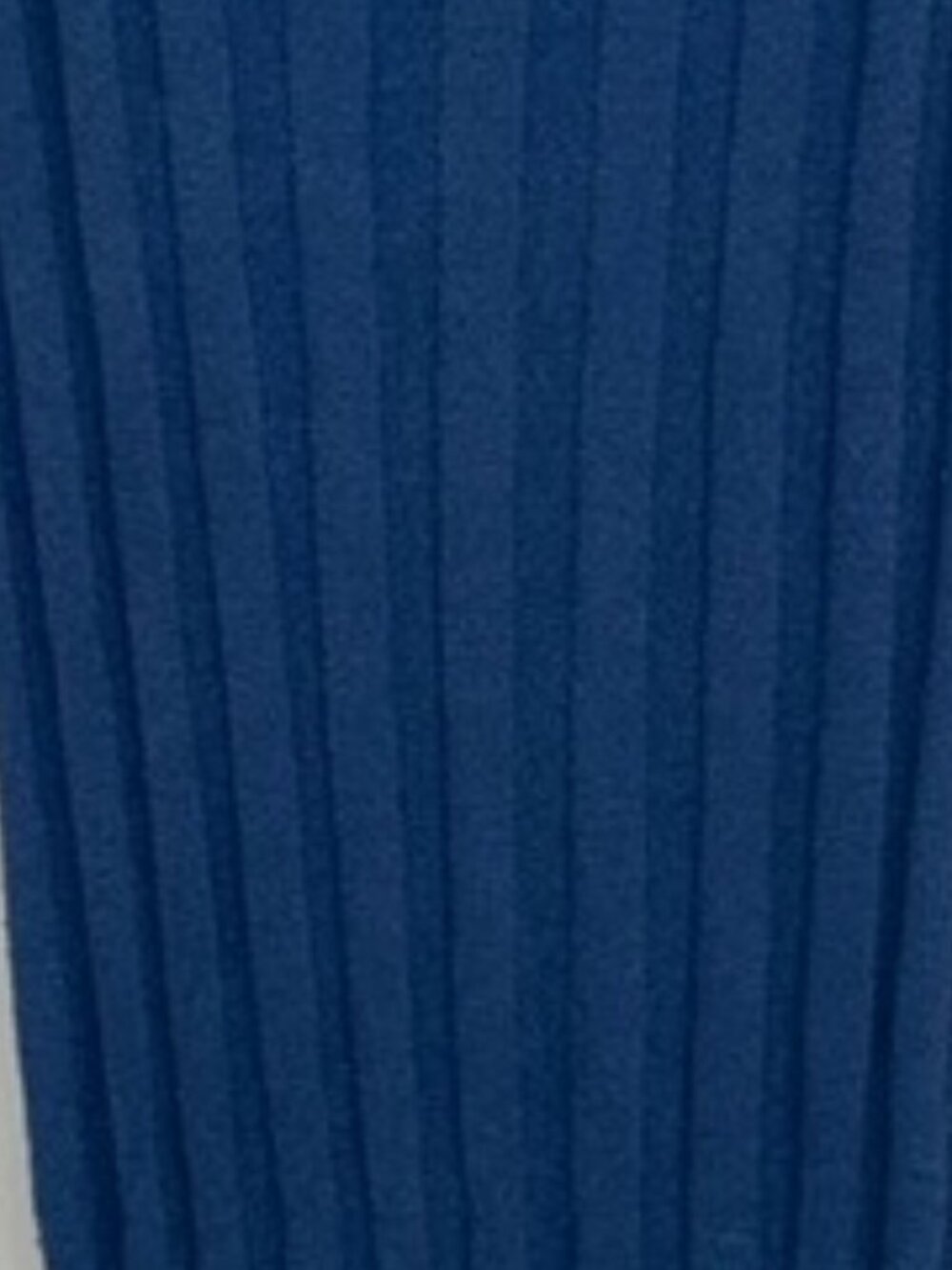 Ribbed Sleeveless Maxi Dress in Deep Blue